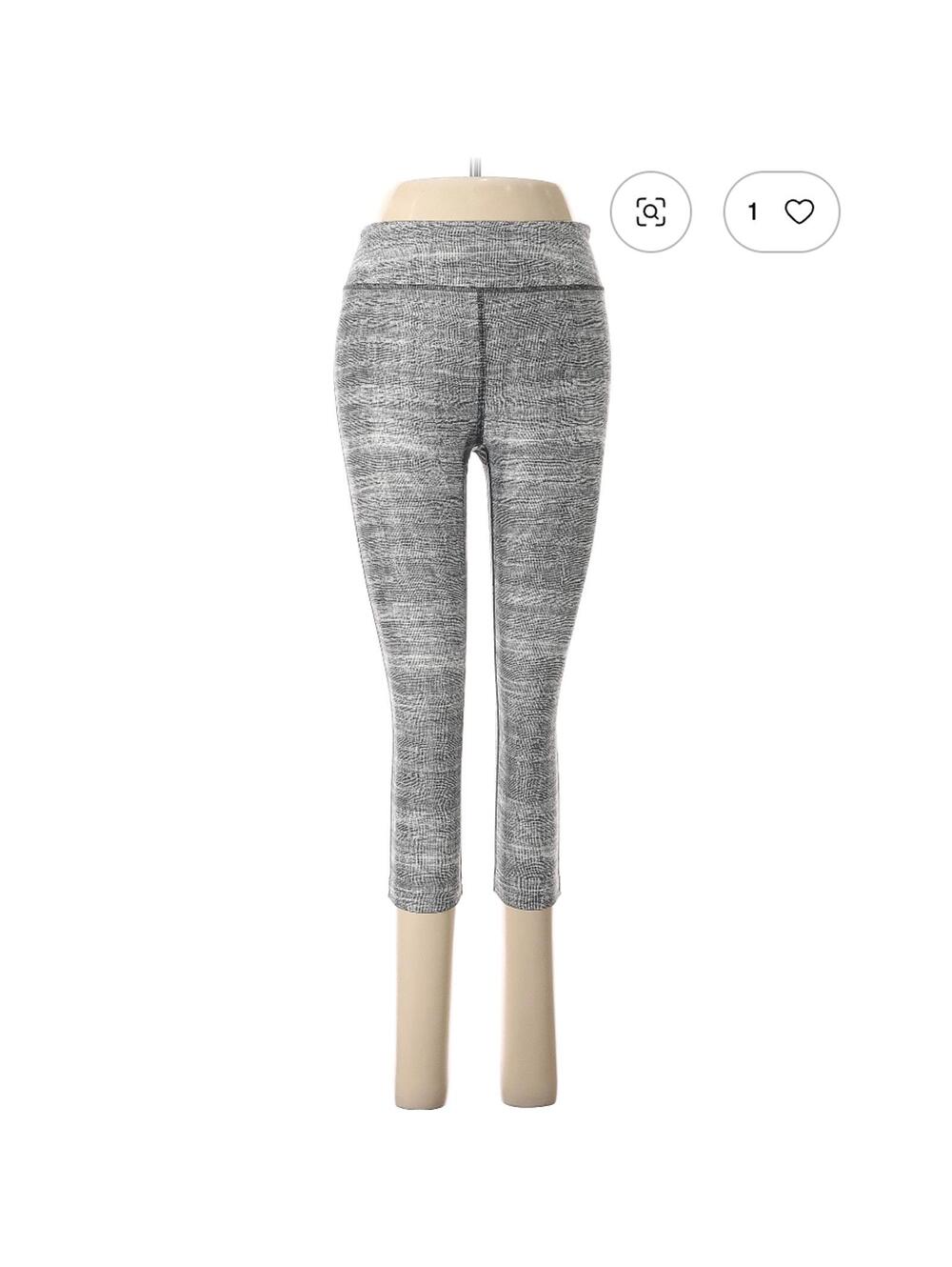 Under Armour Gray Leggings Active Pants Size M Leggings